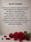 Ароматическая свеча "Velora Red Rose d’Or" с натуральными бутонами красных роз. 50 часов горения.