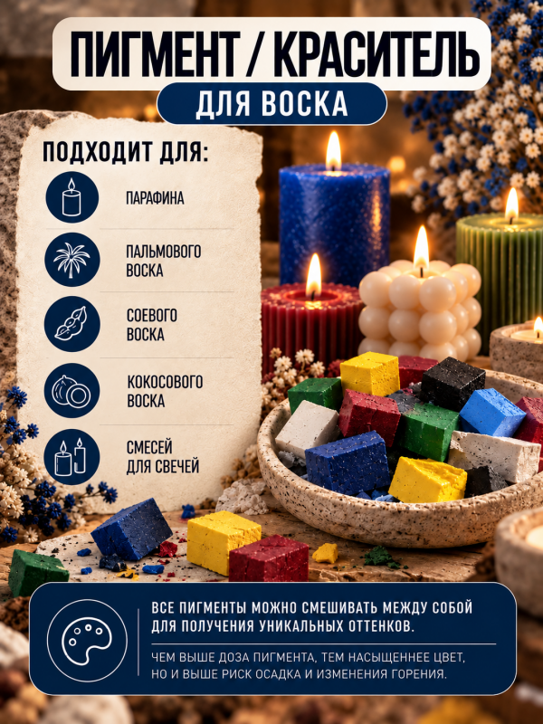 Краситель для свечей синий