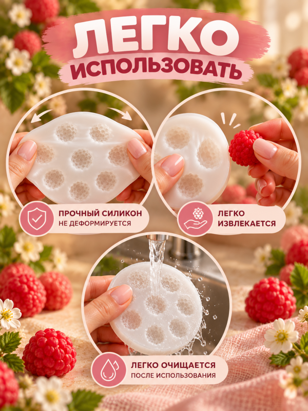 Силиконовая форма  "Малина"