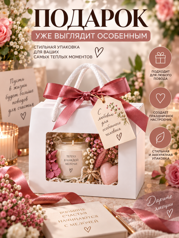 5 штук. Коробка белая универсальная для упаковки подарков. 5 штук в наборе.