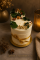 Ароматическая свеча Velora Blossom of life с ароматом Vanilla Praline (ванильный пралине) с подсвечником в подарочной коробке. 28 часов горения.