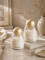 Ароматическая свечи "Velora Golden Pearl". 40 часов горения в многофункциональной стеклянной форме с крышкой.